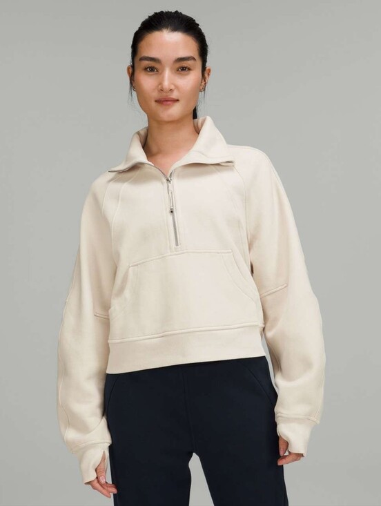 lululemon athletica Tops - Lululemon Scuba Oversized Funnel Neck Half Zip